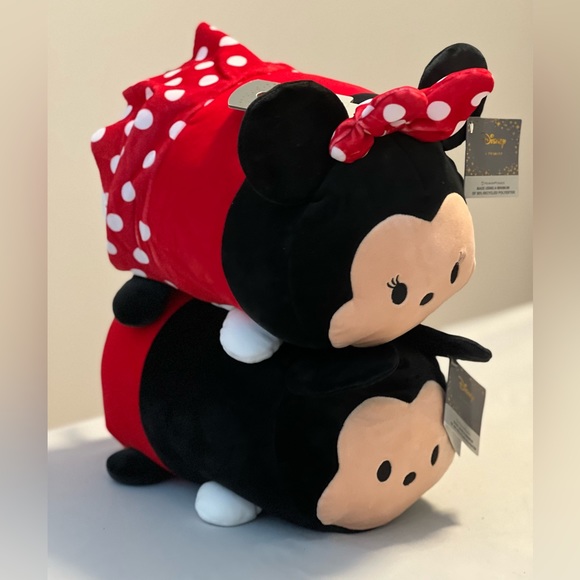 Large Disney Minnie Tsum Tsum Beating Heart Plush - Picture 5 of 7
